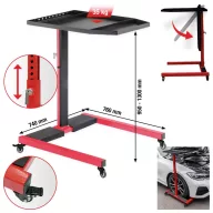  KS Tools 160.0215 teljesítményű univerzális tárolóasztal, állítható magasságú, max 35 kg