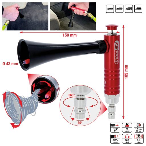 KS Tools Druckluft-Ausblaspistole 515.5595 Sűrített levegős kifújó pisztoly