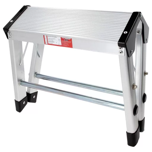 KS Tools 800.0975 Alumínium Összehajtható fellépő Ezüst, Fekete