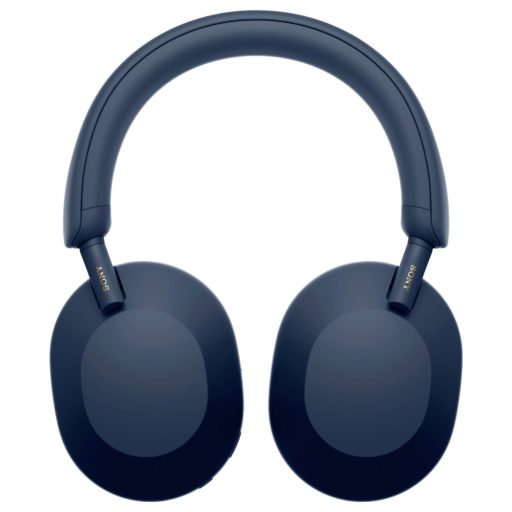 Sony WH-1000XM5 Over Ear headset Bluetooth® Stereo Kék High-Resolution audio, mikrofon zajelnyomás, Noise Cancelling Elemtöltés kijelzés, Headset, Személyre