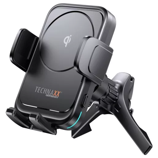 Technaxx indukciós akkutöltő 2 A TX-322 5259 Kimenetek Standard indukciós töltés Fekete