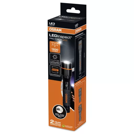 Osram Automotive LEDinspect PRO TORCH 1200 Munkalámpa