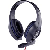   Gembird GHS-05-B On Ear headset Vezetékes Stereo Fekete, Kék Hangerő szabályozás Gamer