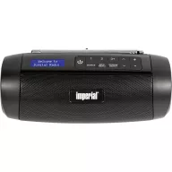   Imperial Imperial DABMAN GO DAB+ / FM Kompaktradio Schwarz Kültéri rádió Fekete