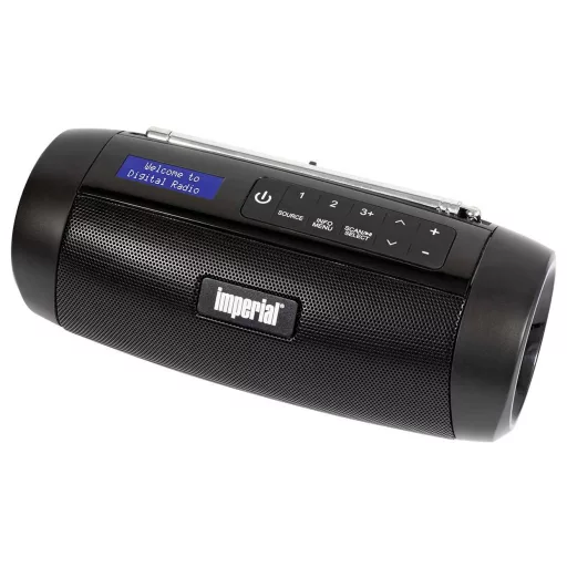 Imperial Imperial DABMAN GO DAB+ / FM Kompaktradio Schwarz Kültéri rádió Fekete