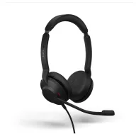   Jabra Evolve2 30 SE On Ear headset Vezetékes Stereo Fekete mikrofon zajelnyomás, Noise Cancelling Headset Telefon