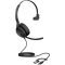 Jabra Evolve2 50 Telefon On Ear headset Vezetékes Mono Fekete mikrofon zajelnyomás, Noise Cancelling Headset, Mono, Mikrofon némítás, Hangerő szabályozás