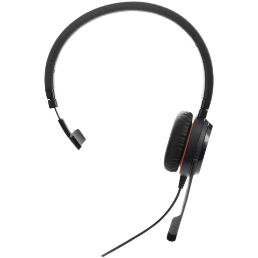 Jabra Evolve 30 II On Ear headset Vezetékes Mono Fekete Noise Cancelling, mikrofon zajelnyomás Headset, Hangerő szabályozás, Mikrofon némítás Telefon