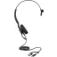 Jabra Engage 40 On Ear headset Vezetékes Mono Fekete mikrofon zajelnyomás, Noise Cancelling Headset, Mono, Hangerő szabályozás, Mikrofon némítás Telefon