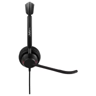   Jabra Engage 50 II On Ear headset Vezetékes Mono Fekete Noise Cancelling, mikrofon zajelnyomás Headset, Hangerő szabályozás, Mikrofon némítás, Mono Telefon