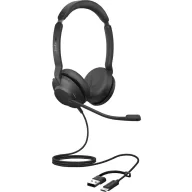   Jabra Evolve2 30 SE Telefon On Ear headset Vezetékes Stereo Fekete mikrofon zajelnyomás, Noise Cancelling Headset