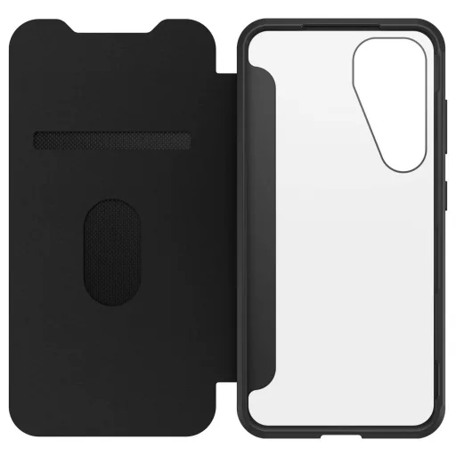 Otterbox React Series Folio Booklet Samsung Galaxy S25 Átlátszó, Fekete Induktív töltés 77-97830