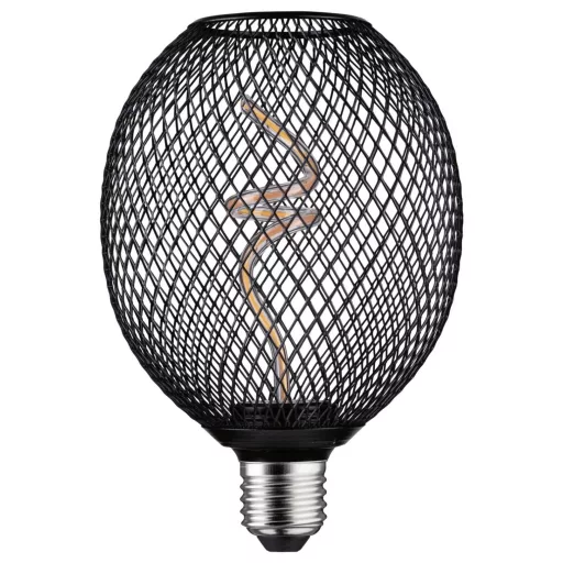 Paulmann 29261 LED E27 Gömb forma 4 W Borostyán (Ø x Ma) 110 mm x 160 mm 1 db