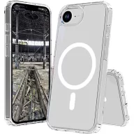   JT Berlin Pankow Clear MagSafe Hátlap Apple iPhone 17e, iPhone 16e Átlátszó Induktív töltés, MagSafe kompatibilis, Ütésálló 11112
