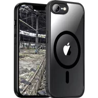   JT Berlin Pankow Hybrid MagSafe Hátlap Apple iPhone 16e Fekete, Átlátszó Induktív töltés, MagSafe kompatibilis, Ütésálló 11114