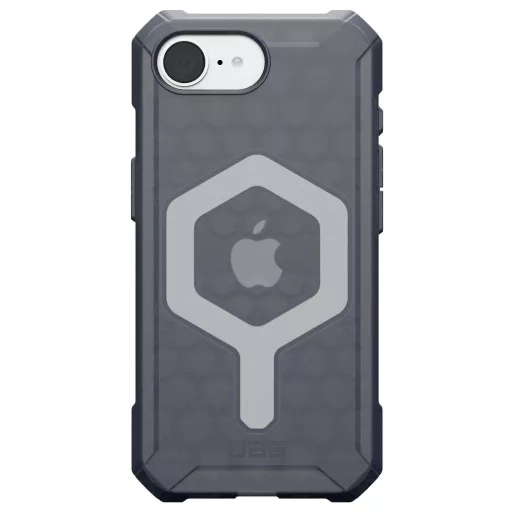 Urban Armor Gear Essential Armor Kültéri tok Apple iPhone 17e, iPhone 16e Szürke, Átlátszó Induktív töltés, MagSafe kompatibilis, Ütésálló 114496113131