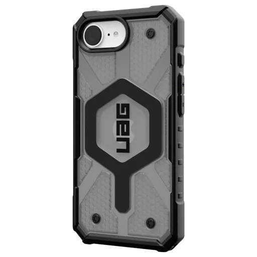 Urban Armor Gear Pathfinder Kültéri tok Apple iPhone 17e, iPhone 16e Szürke, Átlátszó Induktív töltés, MagSafe kompatibilis, Ütésálló 114498113131
