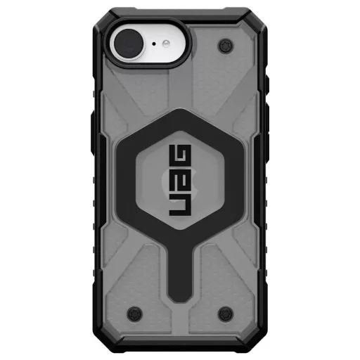 Urban Armor Gear Pathfinder Kültéri tok Apple iPhone 17e, iPhone 16e Szürke, Átlátszó Induktív töltés, MagSafe kompatibilis, Ütésálló 114498113131