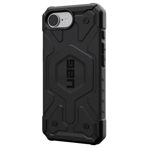 Urban Armor Gear Pathfinder Kültéri tok Apple iPhone 16e Fekete Induktív töltés, MagSafe kompatibilis, Ütésálló 114499114040