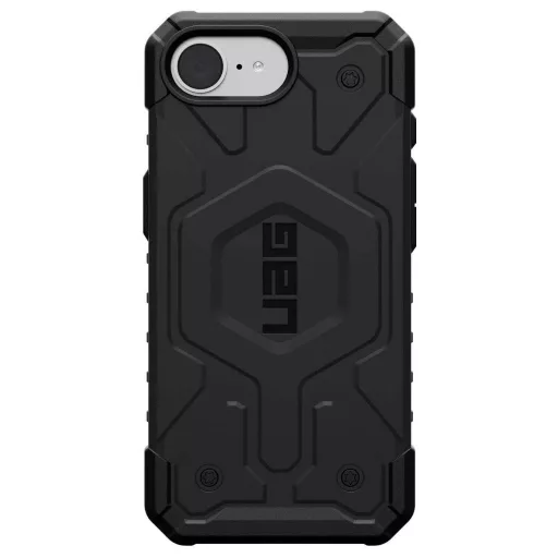 Urban Armor Gear Pathfinder Kültéri tok Apple iPhone 16e Fekete Induktív töltés, MagSafe kompatibilis, Ütésálló 114499114040