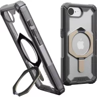   Urban Armor Gear Plasma XTE Kültéri tok Apple iPhone 16e Átlátszó, Titán Induktív töltés, MagSafe kompatibilis, Álló funkció, Ütésálló 114500113136