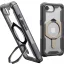 Urban Armor Gear Plasma XTE Kültéri tok Apple iPhone 16e Átlátszó, Titán Induktív töltés, MagSafe kompatibilis, Álló funkció, Ütésálló 114500113136