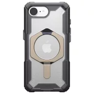   Urban Armor Gear Plasma XTE Kültéri tok Apple iPhone 16e Átlátszó, Titán Induktív töltés, MagSafe kompatibilis, Álló funkció, Ütésálló 114500113136