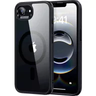   ESR Classic Hybrid HaloLock Hátlap Apple iPhone 17e, iPhone 16e Átlátszó, Fekete Induktív töltés, MagSafe kompatibilis, Ütésálló 1A84200202