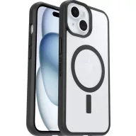   Otterbox React Hátlap Apple iPhone 13, iPhone 14, iPhone 15, iPhone 16e Átlátszó, Fekete Induktív töltés, MagSafe kompatibilis, Ütésálló 77-98203