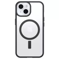   Otterbox React Hátlap Apple iPhone 13, iPhone 14, iPhone 15, iPhone 16e Átlátszó, Fekete Induktív töltés, MagSafe kompatibilis, Ütésálló 77-98203