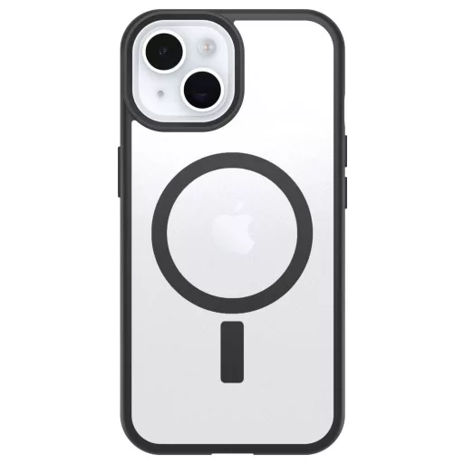 Otterbox React Hátlap Apple iPhone 13, iPhone 14, iPhone 15, iPhone 16e Átlátszó, Fekete Induktív töltés, MagSafe kompatibilis, Ütésálló 77-98203