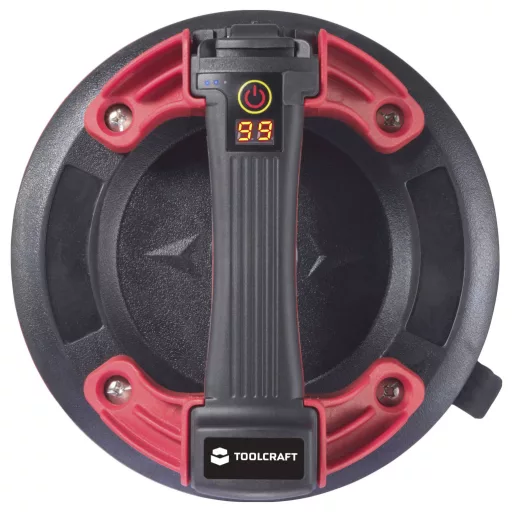 TOOLCRAFT TO-10182513 Akkumulátoros szívóemelő, 168 kg Tartóerő (max.) 168 kg