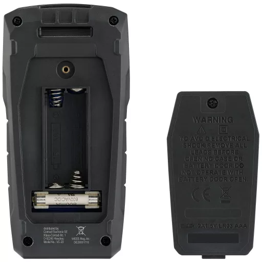 VOLTCRAFT VC-23 Kézi multiméter Kalibráció (ISO) digitális CAT III 600 V Kijelző (digitek): 6000