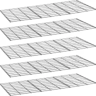   TOOLCRAFT TO-10187136 Polc (Sz x Mé) 900 mm x 400 mm Fém Fekete