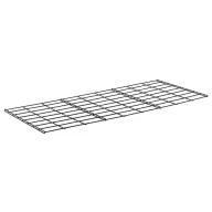   TOOLCRAFT TO-10187136 Polc (Sz x Mé) 900 mm x 400 mm Fém Fekete