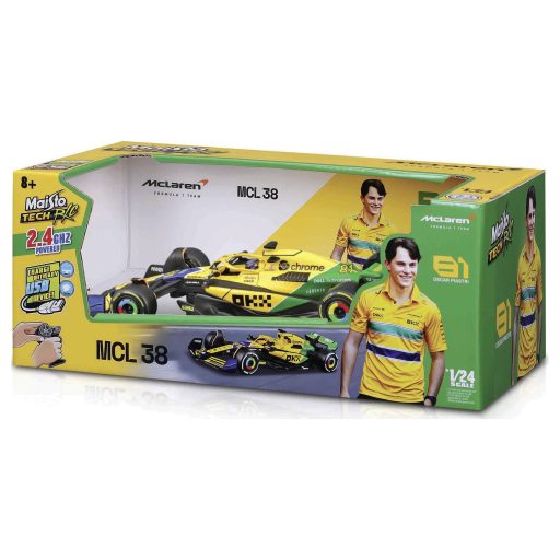 MaistoTech 582359P F1 McLaren MCL38 '24 Monaco Version #81 Piastri 1:24 RC kezdő modellautó Elektro Versenyautó