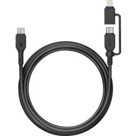   GP USB kábel USB-C®, Apple Lightning dugó 1.50 m Fekete GPCBCXBPBKUSB964