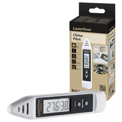 Laserliner ClimaPilot Légnedvesség- és hőmérséklet adatgyűjtő