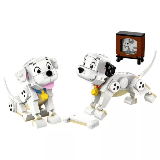 LEGO® DISNEY 43271 A 101 dalmata kutyaklubból ismert Lucky és Penny kölykök