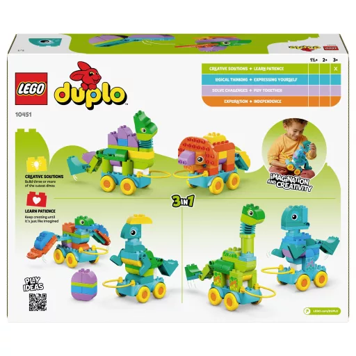 LEGO® DUPLO® 10451 Dinók kerekeken 3 az 1-ben szett