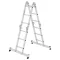 MUNK Günzburger Steigtechnik 031322 Alumínium Többcélú létra Munkamagasság (max.): 4.80 cm 19 kg