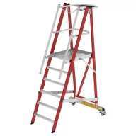   MUNK Günzburger Steigtechnik 036326 GFK/alumínium Platform létra Munkamagasság (max.): 3.40 cm