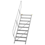   MUNK Günzburger Steigtechnik 600269 Alumínium, Acél, ónozott Lépcső