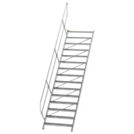   MUNK Günzburger Steigtechnik 600355 Alumínium, Acél, ónozott Lépcső