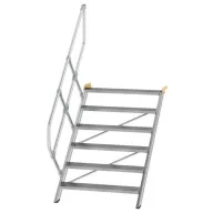   MUNK Günzburger Steigtechnik 600346 Alumínium, Acél, ónozott Lépcső