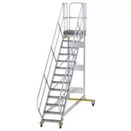   MUNK Günzburger Steigtechnik 600773 Alumínium, Acél, ónozott Lépcső