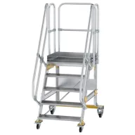   MUNK Günzburger Steigtechnik 600725 Alumínium, Acél, ónozott Lépcső 65 kg