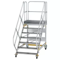   MUNK Günzburger Steigtechnik 600807 Alumínium, Acél, ónozott Lépcső