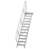   MUNK Günzburger Steigtechnik 600432 Alumínium, Acél, ónozott Lépcső