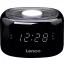 Lenco CR-12BK - FM-Radiowecker mit Nachtlicht - Schwarz Rádiós ébresztőóra